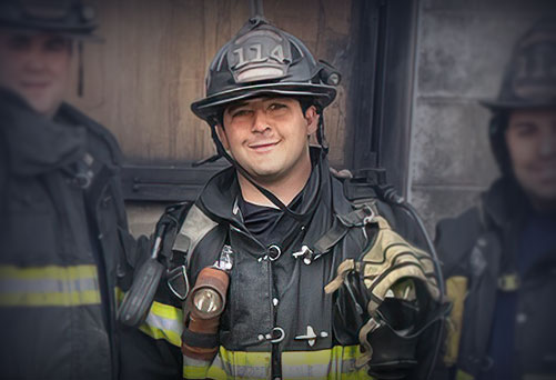 Justin Posner, home inspector, and fire fighter